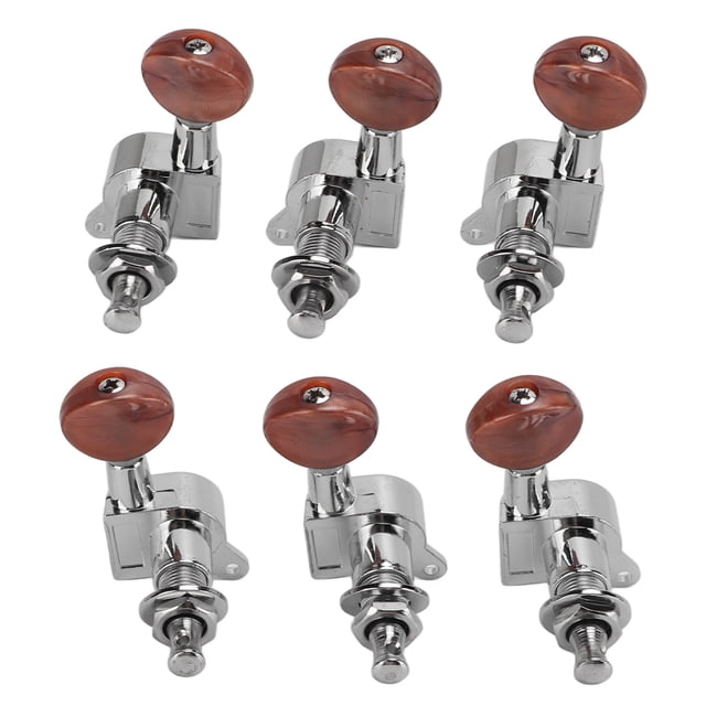 Guitar Tuner Knobs, Guitar Tuning Pegs 3 Left 3 Right For Stringed Instruments