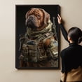 thumbnail image 6 of Doguede Bordeaux Wall Art Soilder Dog Posters - Doguede Bordeaux Dog Canvas Wall Art For Bedroom Decor - Art Prints - Birthday Gifts For Girls, 6 of 6