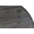 thumbnail image 3 of Taran Designs Maria 54" Round Solid Wood Dining Table in Dark Gray, 3 of 6