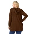 thumbnail image 2 of Woman Within Plus Size Waffle-Thermal Hoodie, 2 of 3