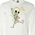 thumbnail image 4 of Inktastic Cute Dancing Skeleton Long Sleeve T-Shirt, 4 of 5