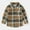 Brown, variant on HOMADLES Boys Shirts Long Sleeve Lapel Plaid Button Down Shirts for Boy Campus Style, Uniform Shirt Brown 12 Months