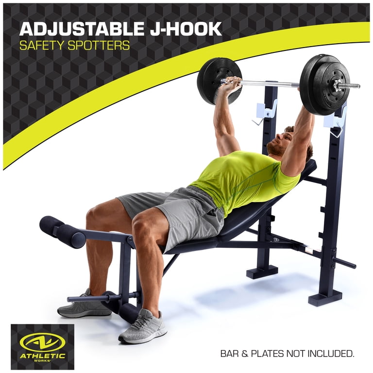 Athletic Works Standard Bench & Rack Combo with Leg Press photo 6