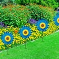 thumbnail image 6 of XYAIYT Sunflower Windmill for Outdoor Garden Decoration Fall Decorations Holiday Decorations Long Lasting Plastic Craft Enhancing Skills Colorful Sculpture Complements Parties and Events Blue, 6 of 8