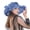 Blue, variant on Sun Visors Hats for Men Women Wide Brim Bridal Dress for Shower Occasion Daily Protection Fashion Beach Golf Hat Cap