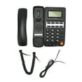 thumbnail image 2 of Corded Phone, Landline Telephone Environmental Protection Multipurpose Splitter Interface  For Living Room For Elderly For Hotel Black, 2 of 8