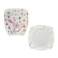 thumbnail image 5 of SCRAWLGOD Bunny Eggs Polka Dot White Easter Cover for Office Chair Seat Breathable Rotating Chair Cover Easy to Install Removable Anti-Dust High Back Chair Covers, 2 Pieces, 5 of 7