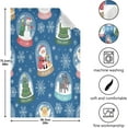 thumbnail image 2 of Coolnut Gift Santa Kitchen Dish Towel Set,Drying Kitchen Towels Tea Towels Gift Set for Drying Cleaning Cooking Baking 4Pcs, 2 of 6
