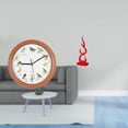 thumbnail image 2 of Reloj de pared con pájaro cantor, estatua abstracta de fuego, figura de llama de resina, relojes de pared decorativos, reloj colgante, escultura moder, 2 of 8