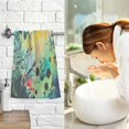 thumbnail image 7 of Yayeee 100% Cotton Hand Towels for Bathroom 16" x 28" Soft Absorbent Kitchen Towel, Colorful Plants, 7 of 7