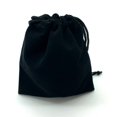 thumbnail image 4 of HLONK 50pcs Cotton Bag Gift Bag Jewelry Bag Candy Bag With Drawstring Design  Black, 4 of 8