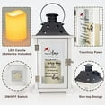 thumbnail image 2 of Memorial Lantern - Unique Sympathy Gifts for Loss of Loved One - Mother, Father, Husband - in Loving Memory, 2 of 7