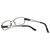 Silver Dollar Designer Reading Glasses Cashmere 446 53mm in Graphite  0.25