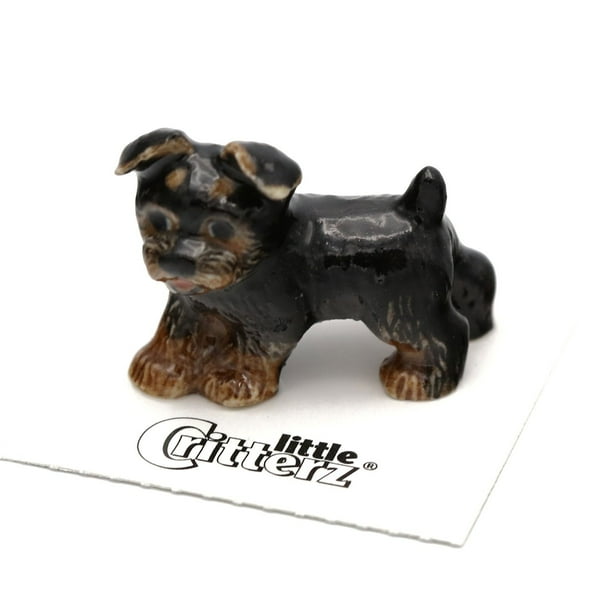 Little Critterz Dog Black - Yorkshire Terrier