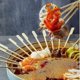 thumbnail image 5 of Paquete de 100 brochetas de bambú para barbacoa, brochetas de madera, brochetas para picar, brochetas de madera para kebab, palitos para fiestas de kebab a la parrilla, brochetas para barbacoas, Co, 5 of 5