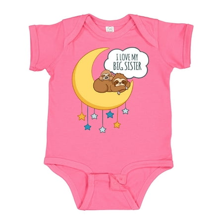 

Inktastic I Love My Big Sister Gift Baby Boy or Baby Girl Bodysuit