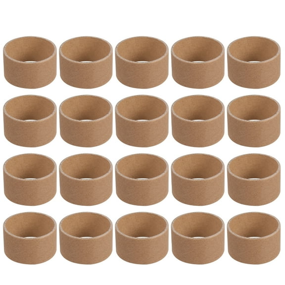 PAMINGONO Round Cardboard Tubes Mini Diy Craft Paper Rolls Brown 20Pack 5.20 X 5.20 X 3.00 Cm