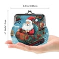 thumbnail image 2 of sled Stylish Womens Coin Purse Wallet with 0.7 Microfiber Material and Zinc Alloy Jaws, Compact Size 4.3x4.7 in/11x12 cm, 2 of 7