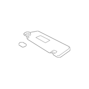 Genuine OE Toyota Sun Visor [Left] - 74320-48500-B0