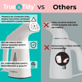 thumbnail image 4 of True & Tidy  Portable Vertical Fabric Steamer for Home and Travel, White, 4 of 8