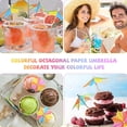thumbnail image 3 of Wosthever Paquete de 100 tenedores de frutas Paraguas de cumpleaños de boda Postre Ensalada Comida Cubiertos Selecciones Café Restaurante Cocina Vajilla Kits de decoración para fiestas Tipo 1 Wosthever HA073757-01, 3 of 6