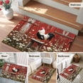 thumbnail image 5 of Red Rooster Bathroom Mats 2x3 FT, Non Slip Small Kitchen Mat, Farmhouse Animals Spring Floral Rustic Washable Soft Backed Front Door Throw Rugs Non-Shedding Indoor Outdoor Doormat for Entryway Sink, 5 of 8