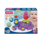 Winfun Ocean Pals Splish Splash Sea Creatures Bath Toy for Ages 12 Months and Up