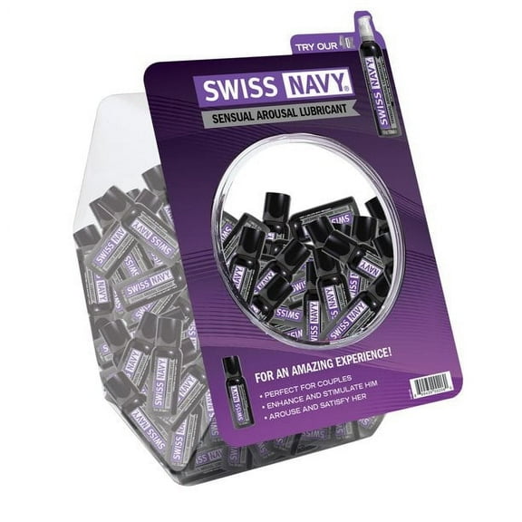 Sensual Arousal Lubricant 1oz - 50ct Fishbowl