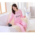 thumbnail image 1 of WHAMVOX Pijama De Para Mujer En Rosa Conjunto De Dos Piezas Manga Larga Cómodo, 1 of 8