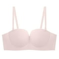 thumbnail image 2 of Fancifize Women's Seamless Wireless Push Up Bras with Support and Lift No Underwire Bralettes Strapless Everyday Bra, 2 of 9