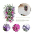 thumbnail image 3 of Printemps Porte d'Entrée Swag Violet Rustique Décoration Ferme Coloré Cottage Couronnes de Printemps pour la Porte d'Entrée, 3 of 5