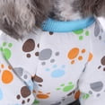 thumbnail image 4 of SPRING PARK Dog Pajamas,Cartoon Printing Long-sleeve Dog Clothes for Small Dog Cat Jumpsuit Pajamas Apparel Lightweight for Daily Life, 4 of 7
