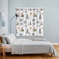 thumbnail image 5 of Curtains 63 Inch Length 2 Panels, Tropical Plants Grommets Window Treatment Curtain, Cartoon Summer Palm Tree Sun Ship Beach Thermal Curtains Drapes for Living Room/Bathroom, 5 of 9