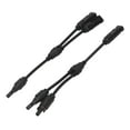 thumbnail image 3 of Un par de conectores solares de 1000 V de corriente continua y adaptadores paralelos de rama y conectores de cable de paneles solares, 3 of 10