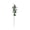 Green B, variant on Artificial Holly Berry Branch Picks 2 Style Designs Faux Christmas Holly Sprigs Red Berries Green Fabric Plastic Stems 30.3 Inch Vase Filler Holiday Floral Decor
