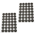 thumbnail image 4 of 2 hojas de marcadores profesionales de mesa de billar Snooker Dots reemplazables Billiard Spot Pegatinas, 4 of 7