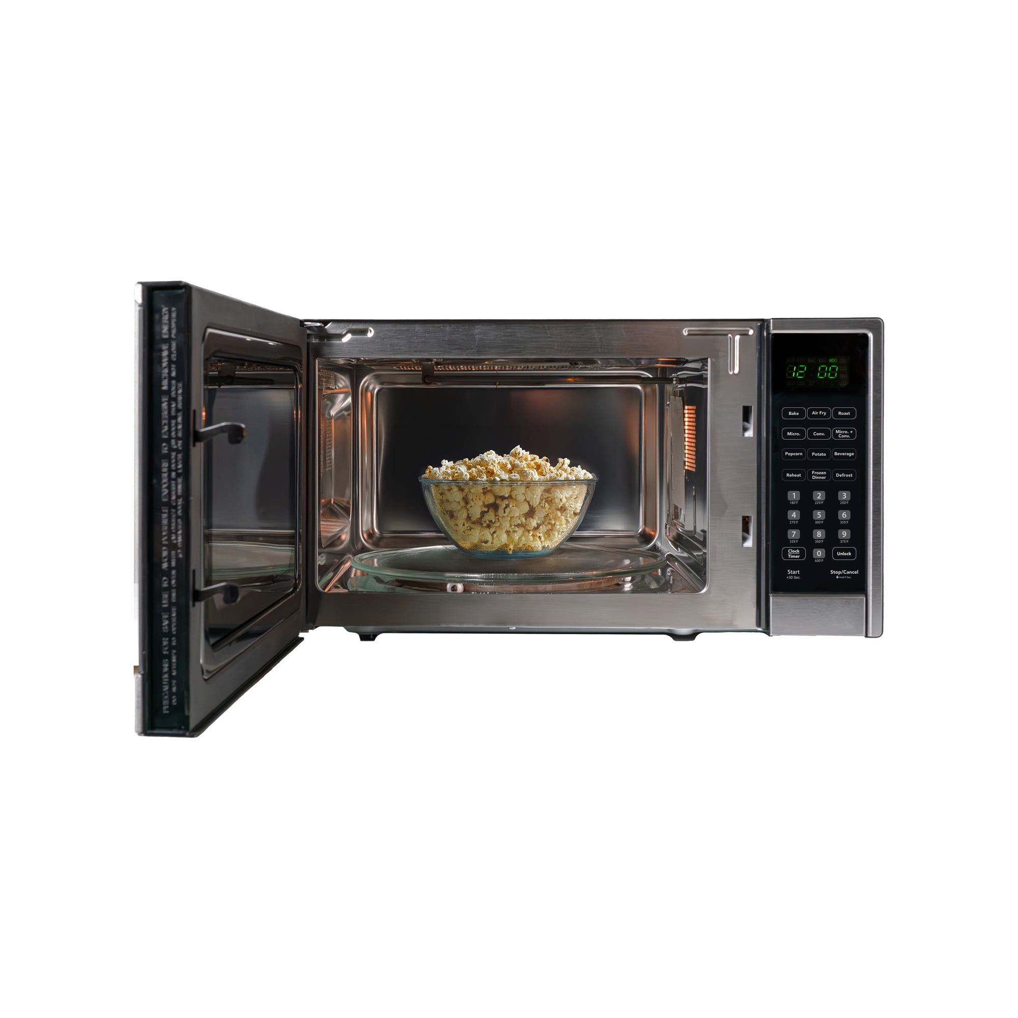 Danby 1.3 cu. ft. Multifunction Countertop Microwave with Air Fry in Stainless Steel (DBMW1361ABSS)