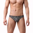 thumbnail image 2 of Ropa interior con estampado de leopardo para hombre, bikini de cintura baja, ropa interior, traje de baño SG, 2 of 6