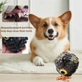 thumbnail image 3 of Vetlora Dog Ball, Vetlora Ball Toy, Dog Ball Toy - Teeth Cleaning, Food Dispenser, and Boredom Buster, Pawcia Giggle Sound Dog Ball, Squeaky Wobble Giggle Sound Indestructible Dog Toy-2pcsA||Large, 3 of 7