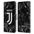 thumbnail image 1 of Head Case Designs Officially Licensed Juventus Football Club Marble Black Leather Book Wallet Case Cover Compatible with Samsung Samsung Galaxy A01 (2020), 1 of 6