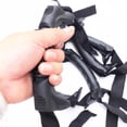 thumbnail image 4 of KAKOWELY 2pcs D Ring Pull Rope Handle Arm Tricep Pulldown Training Rope Handle V Bar Gym Training Arms Strength Fitness (Black),5.91X"X2.36"X1.18", 4 of 4