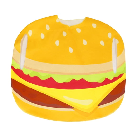 crativent Food Cosplay Costume Reusable Fancy Dress Burger Supplies Show for Party Masquerade Burger