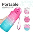 thumbnail image 2 of Venture Pal 1 Gallon/128oz Motivational Water Bottle with Straw and Times, 2 of 7