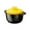 #-【Jaune】| Casserole de cuisine multi-usages, variant on Cocotte en Céramique Émaillée Haute Température - Mijoteuse, Compatible avec la Plaque de Cuisson et le Four, Antiadhésive et Résistante, Jaune, JKODE