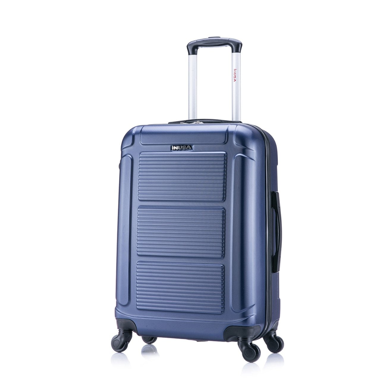 InUSA Pilot 3-Piece Hardside Luggage Sets with Spinner Wheels, Handle, Trolley, (20"/24"/28"), Blue