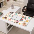 thumbnail image 3 of Long Mouse Pads for Desk,Dogs with Party Hats and Flowers Desk Mats on Top Of Desks, Desk Mouse Pad Extra Large with 3mm Non-Slip Base and Stitched Edge for Gaming,Office,Work,Home 31.5"x15.7", 3 of 6