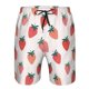 thumbnail image 3 of Balery Hand Drawn Strawberry Traje de Baño Estilo Hawaiano para Hombre, Shorts de Secado Rápido con Bolsillos-Medium, 3 of 6
