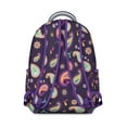 thumbnail image 3 of Indian Paisley Floral School Backpack Durable and Comfortable Bohemian Vintage Students Backpack with Chic and Classic Pattern, 3 of 6