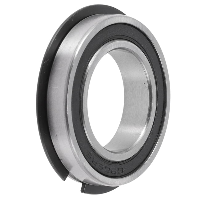Unique Bargains 6905NR2RS Roulements à Billes Rainures Profondes 25x42x9mm P4 Double Joint en Caoutchouc Roulements Lubrifiés 1 Pce Roue de Scooter Planche à Roulettes Universelle Ton Argent Noir