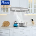 thumbnail image 6 of Awoco 30" Super Slim Under Cabinet 6-Electronic Buttons Stainless Steel Range Hood, 6 of 6
